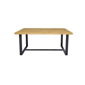 Table basse bois & métal 100cm