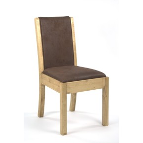 Chaise repas assise microfibres