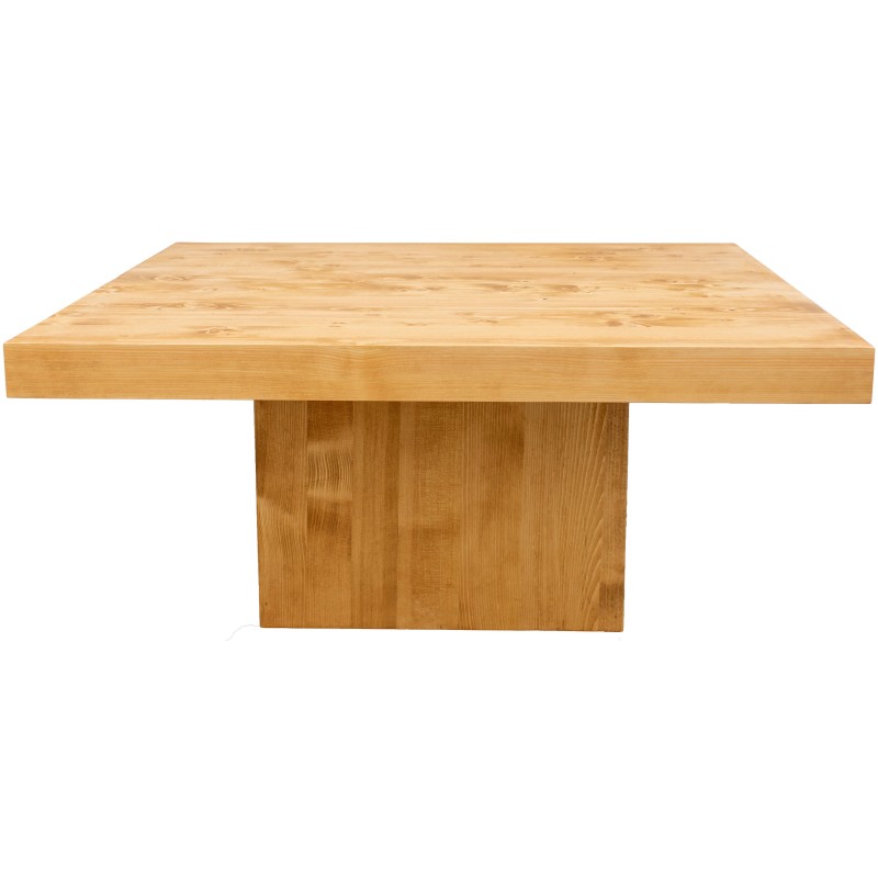 Table basse carré en pin