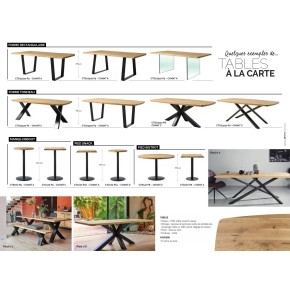 Table 240cm ( tables à la carte )