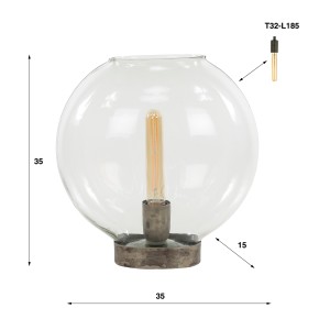 Lampe de table Clear Glass